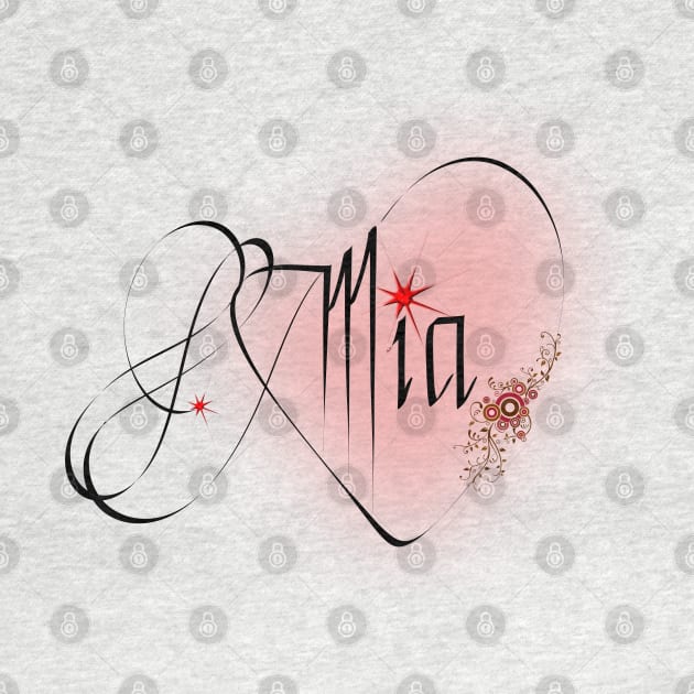 Mia - female name by AhMath